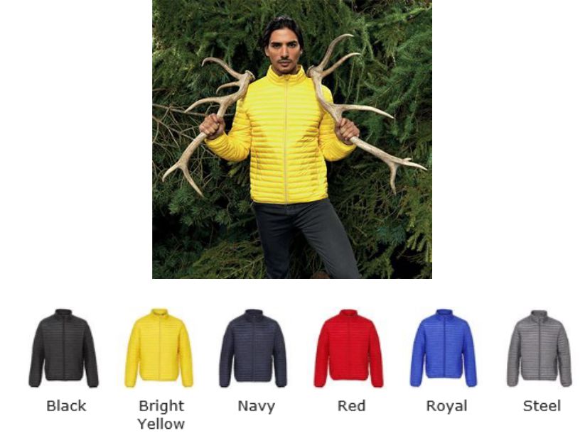 2786 TS018 Men's Tribe Fineline Padded Jacket  2786 TS018 Men's Tribe Fineline Padded Jacket